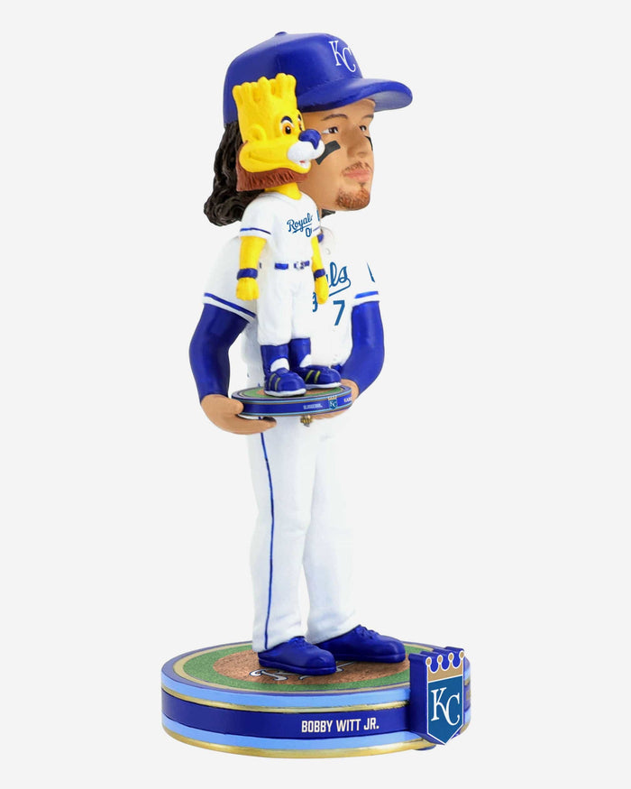 Bobby Witt Jr & Sluggerrr Kansas City Royals Bobble Dubblz Friendz Bobblehead FOCO - FOCO.com