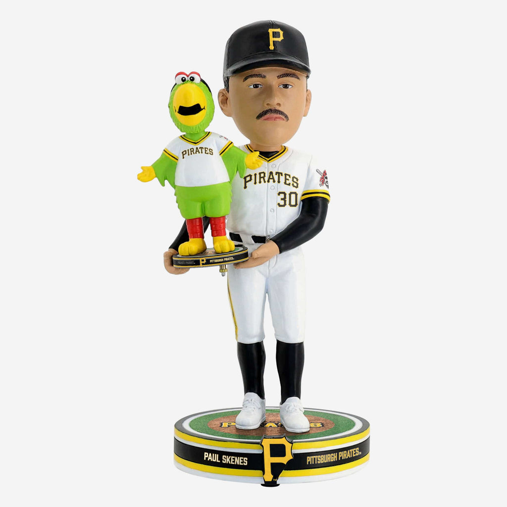 Paul Skenes & Pirate Parrot Pittsburgh Pirates Bobble Dubblz Friendz Bobblehead FOCO - FOCO.com