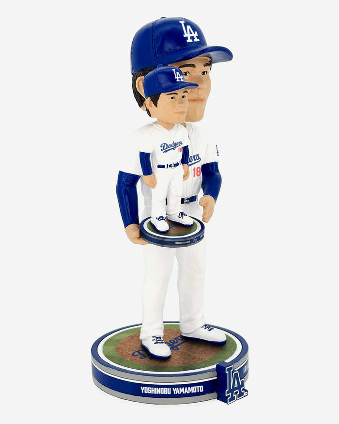 Yoshinobu Yamamato Los Angeles Dodgers Bobble Dubblz Bobblehead FOCO - FOCO.com