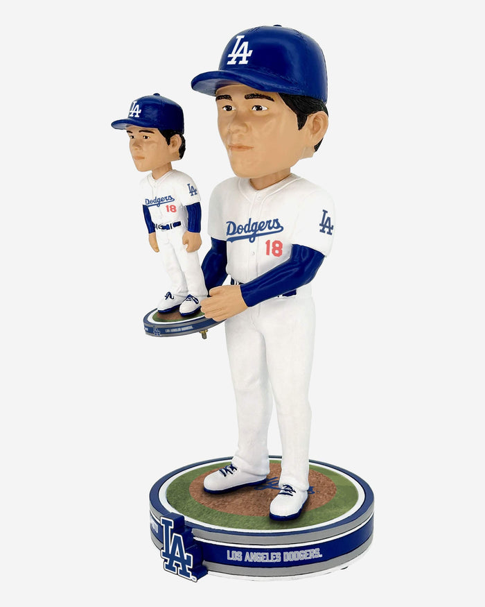 Yoshinobu Yamamato Los Angeles Dodgers Bobble Dubblz Bobblehead FOCO - FOCO.com