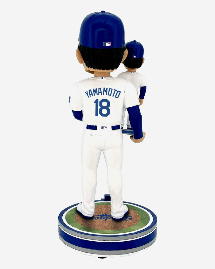 Yoshinobu Yamamato Los Angeles Dodgers Bobble Dubblz Bobblehead FOCO - FOCO.com