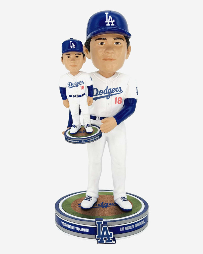 Yoshinobu Yamamato Los Angeles Dodgers Bobble Dubblz Bobblehead FOCO - FOCO.com