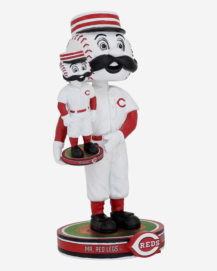 Mr Redlegs Cincinnati Reds Bobble Dubblz Mascot Bobblehead FOCO - FOCO.com