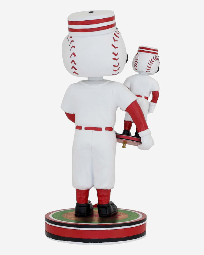 Mr Redlegs Cincinnati Reds Bobble Dubblz Mascot Bobblehead FOCO - FOCO.com