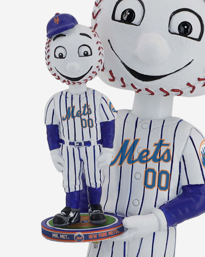 Mr Met New York Mets Bobble Dubblz Mascot Bobblehead FOCO - FOCO.com