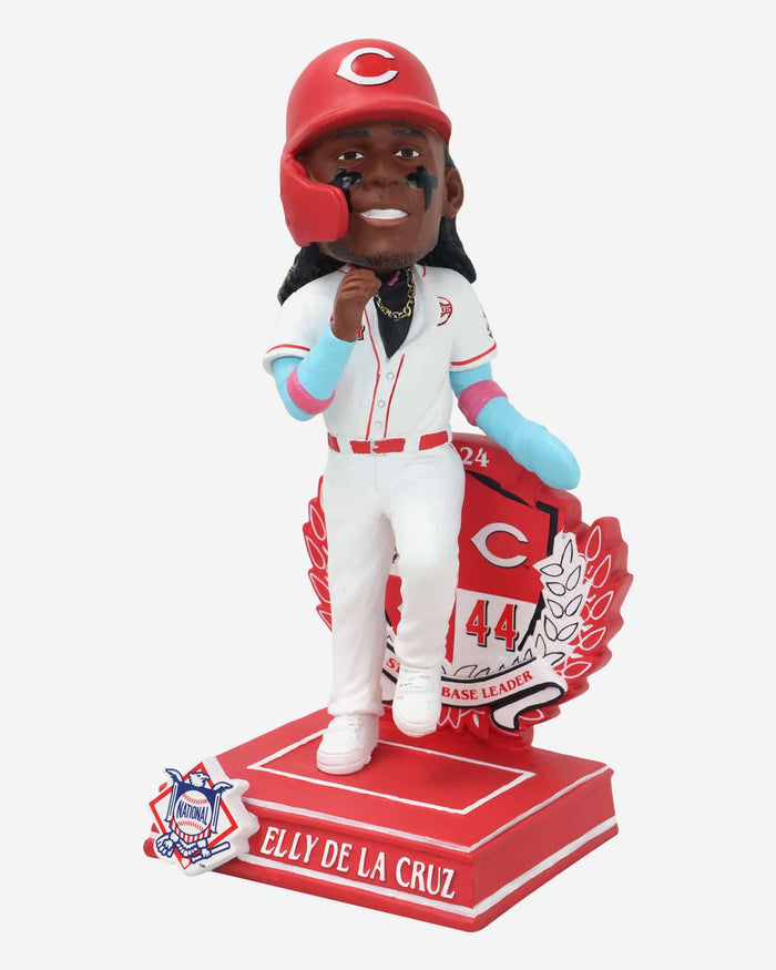 Elly De La Cruz Cincinnati Reds 2024 National League Stolen Base Leader Bobblehead FOCO - FOCO.com