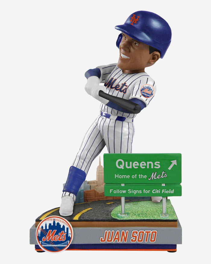 Juan Soto New York Mets Next Stop Bobblehead FOCO - FOCO.com