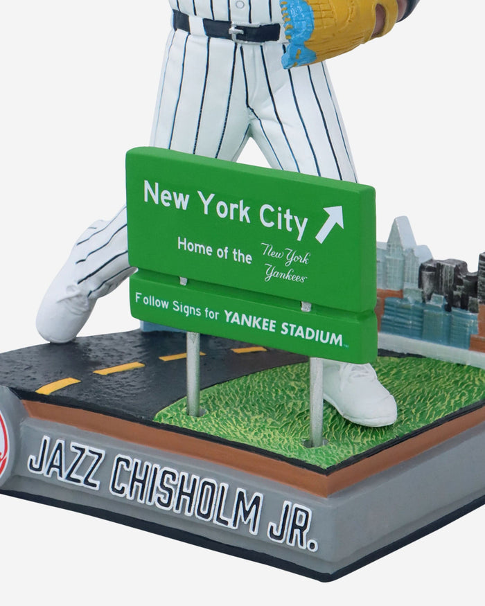 Jazz Chisholm Jr New York Yankees Next Stop Bobblehead FOCO - FOCO.com