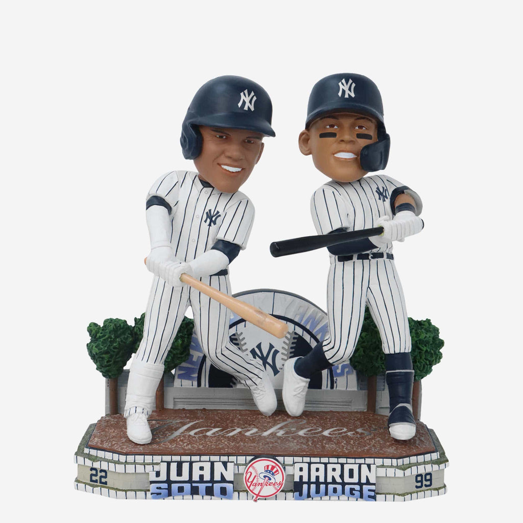 Aaron Judge & Juan Soto New York Yankees Bobblemate Dual Bobblehead FOCO - FOCO.com