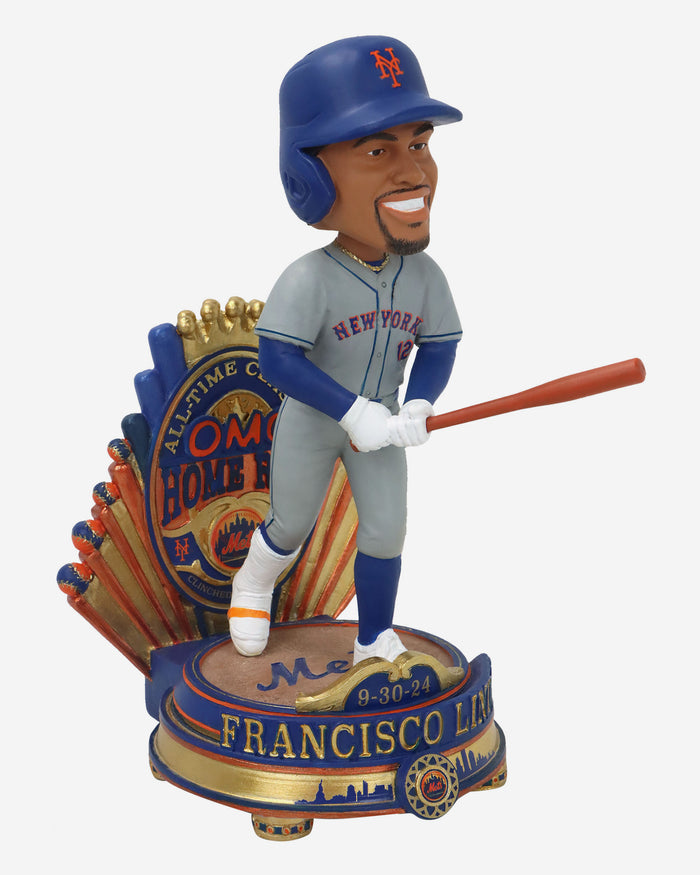 Francisco Lindor New York Mets Playoff-Clinching Home Run Bobblehead FOCO - FOCO.com