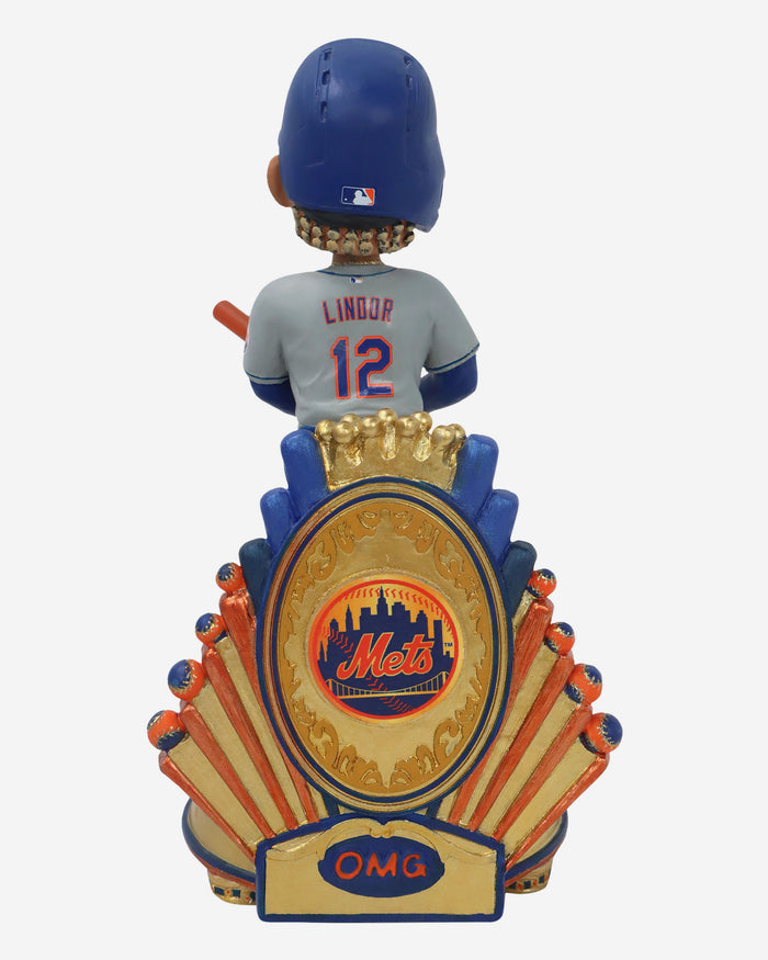 Francisco Lindor New York Mets Playoff-Clinching Home Run Bobblehead FOCO - FOCO.com