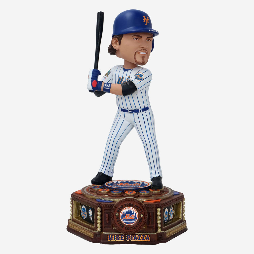 Mike Piazza New York Mets Patch Collection Bobblehead FOCO - FOCO.com
