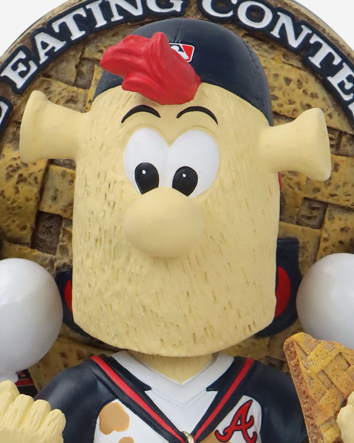 Blooper Atlanta Braves Pie Eating Contest Mascot Bobblehead FOCO - FOCO.com