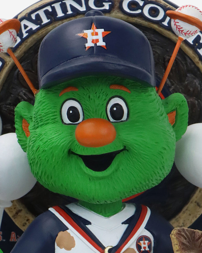 Orbit Houston Astros Pie Eating Contest Mascot Bobblehead FOCO - FOCO.com