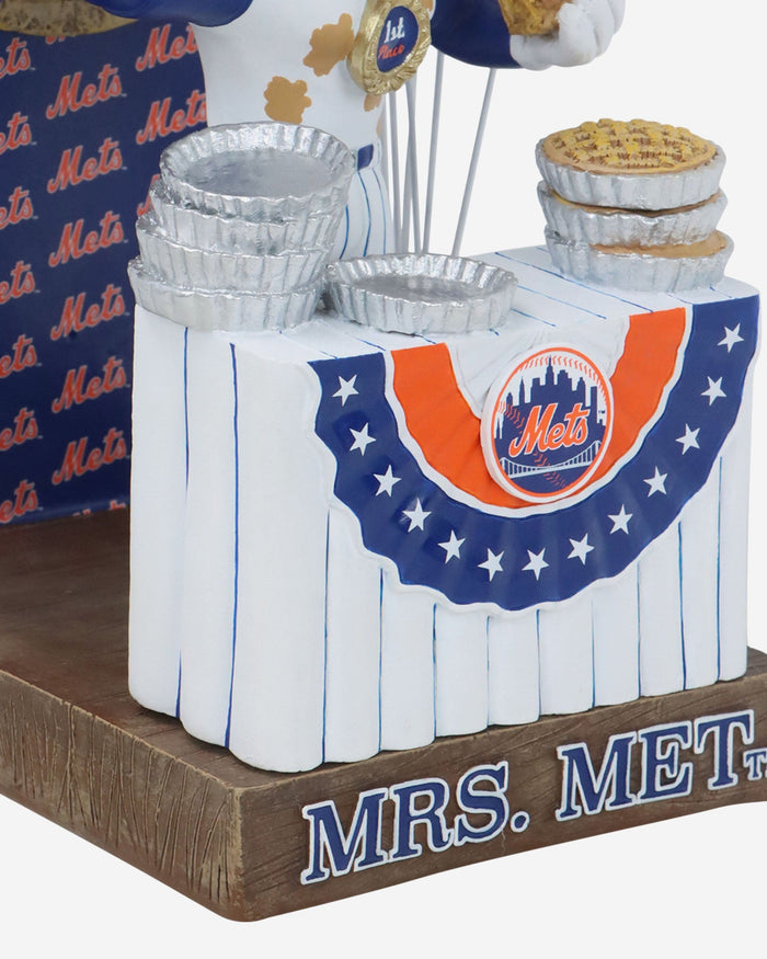 Mrs Met New York Mets Pie Eating Contest Mascot Bobblehead FOCO - FOCO.com