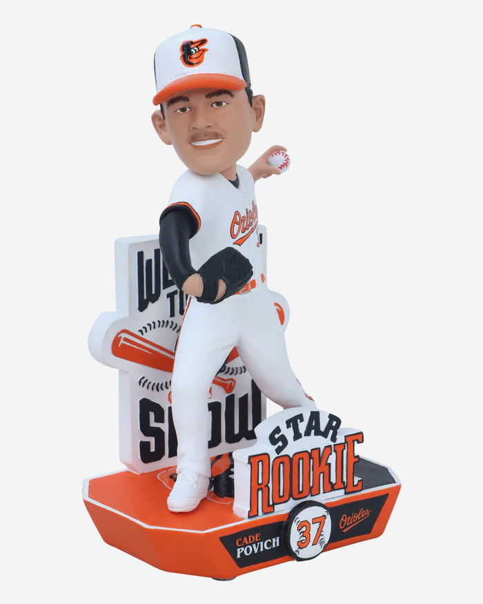 Cade Povich Baltimore Orioles Rookie Bobblehead FOCO - FOCO.com