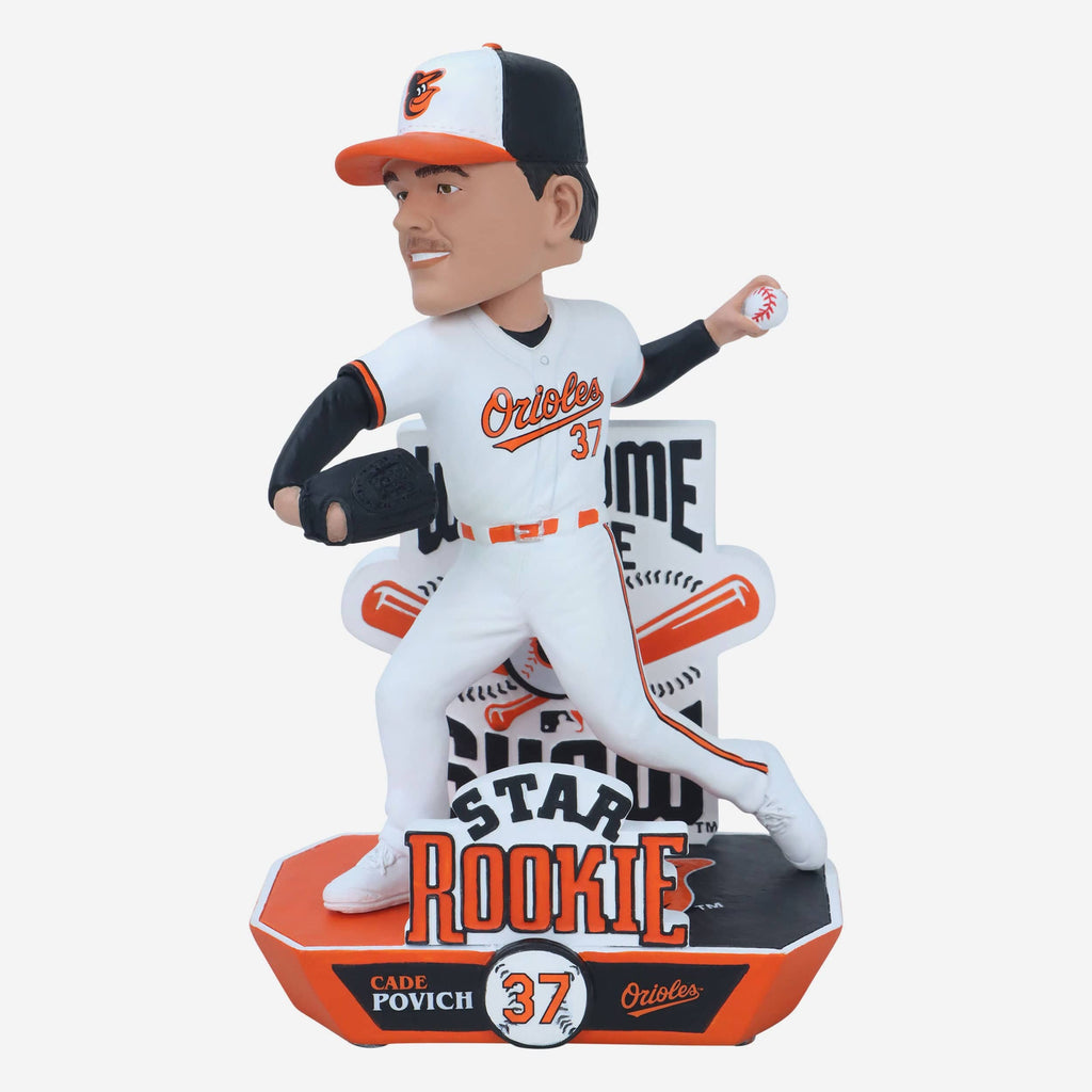 Cade Povich Baltimore Orioles Rookie Bobblehead FOCO - FOCO.com