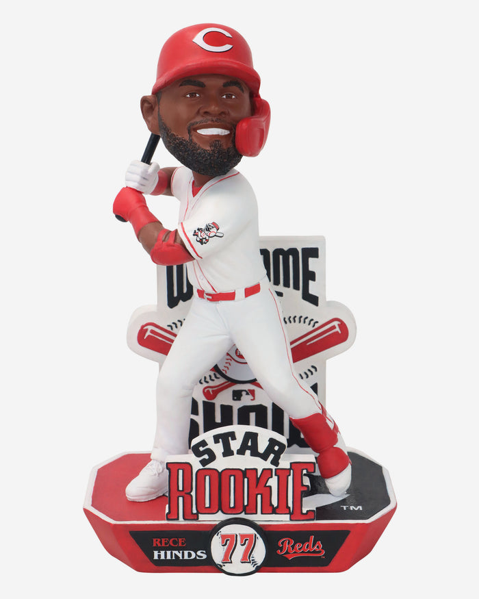 Rece Hinds Cincinnati Reds Rookie Bobblehead FOCO - FOCO.com