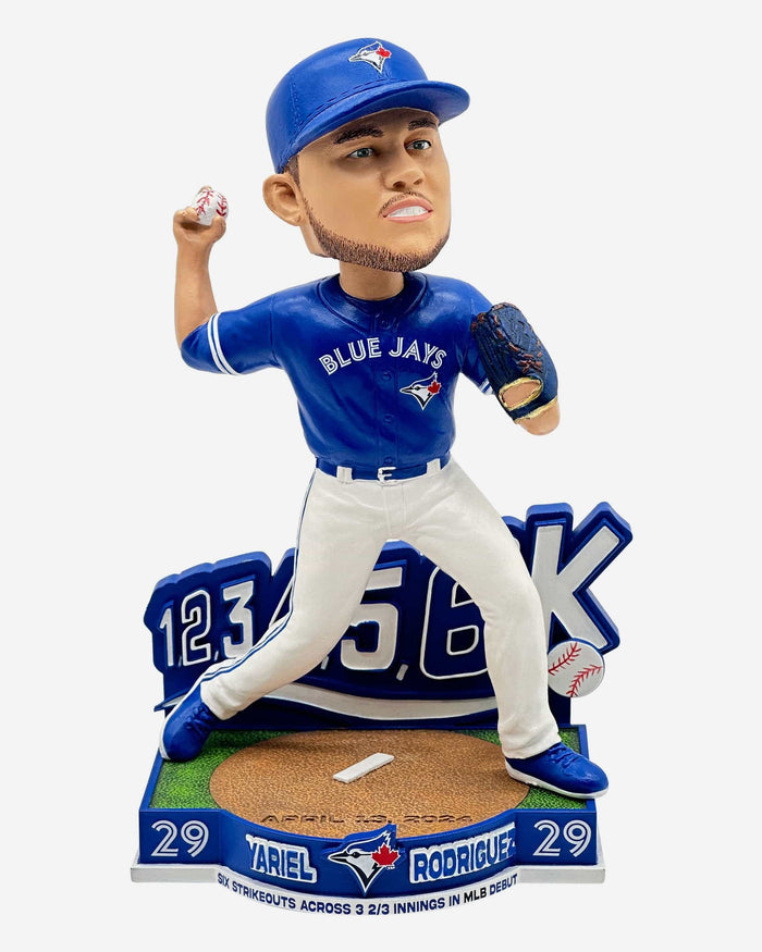 Yariel Rodriguez Toronto Blue Jays Rookie Debut Bobblehead FOCO - FOCO.com