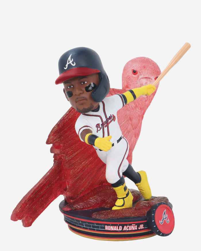 Ronald Acuna Jr Atlanta Braves Hawk Spirit Animal Bobblehead FOCO - FOCO.com