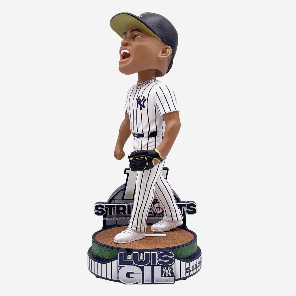 Luis Gil New York Yankees Strikeout Record Breaker Bobblehead FOCO - FOCO.com