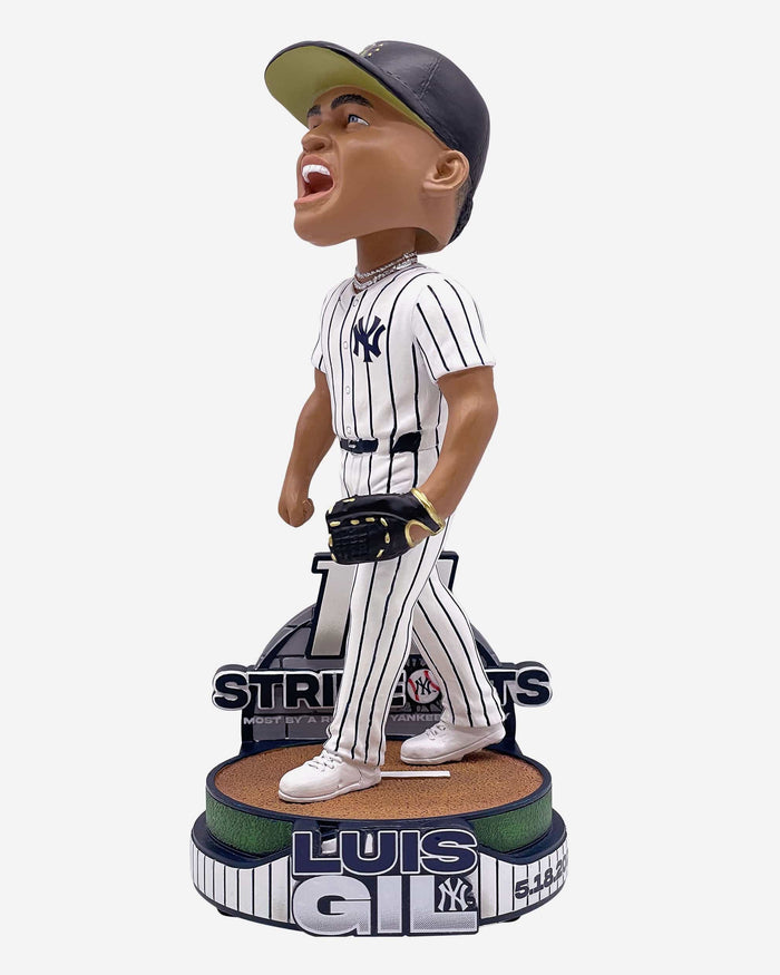 Luis Gil New York Yankees Strikeout Record Breaker Bobblehead FOCO - FOCO.com