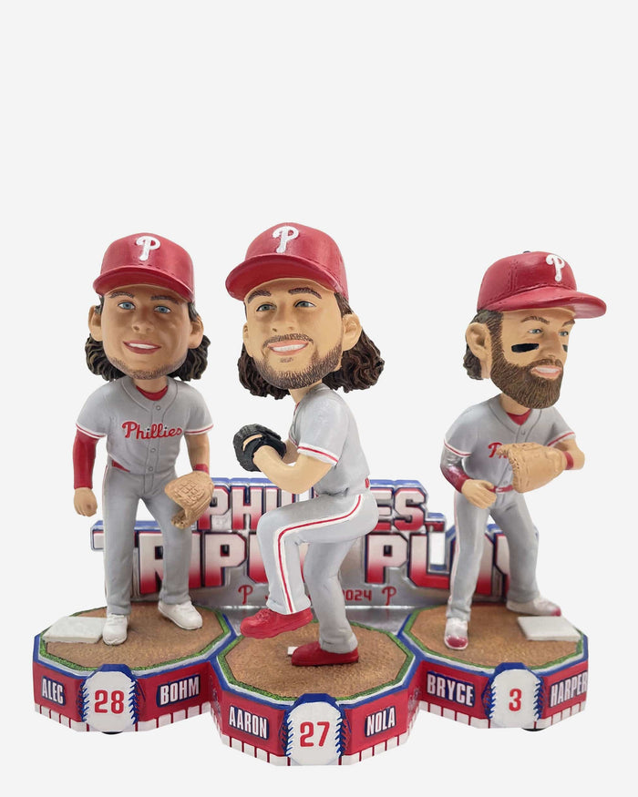 Philadelphia Phillies Triple Play Mini Bobble Scene FOCO - FOCO.com