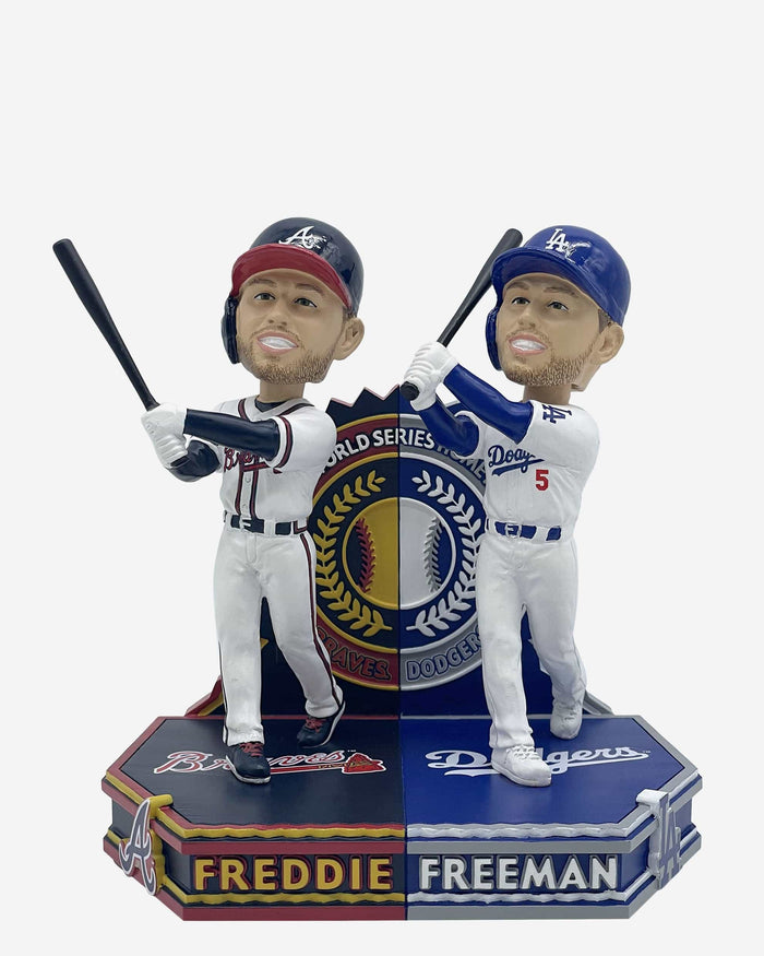Freddie Freeman Los Angeles Dodgers & Atlanta Braves 5 Home Runs of Freddie's Dual Bobblehead FOCO - FOCO.com
