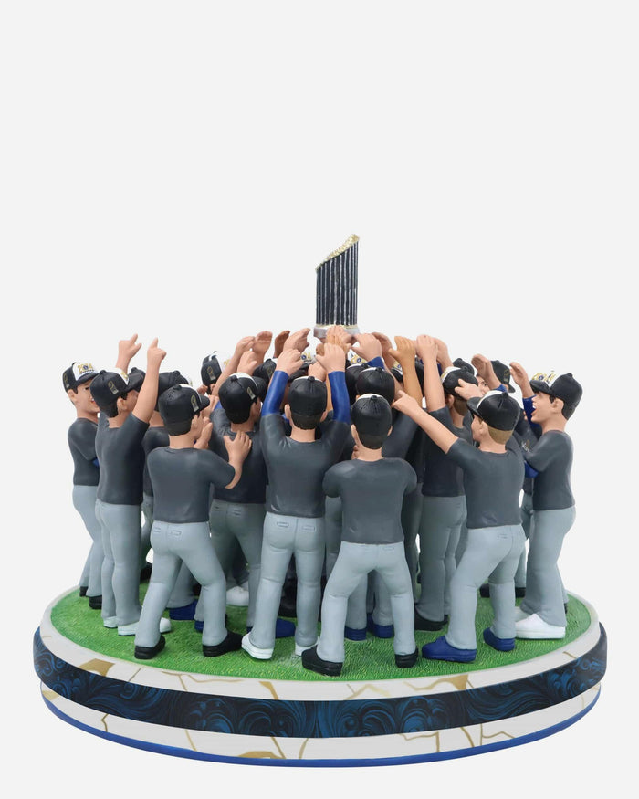 Los Angeles Dodgers 2024 World Series Champions Team Spinner Mini Bobblehead Scene FOCO - FOCO.com