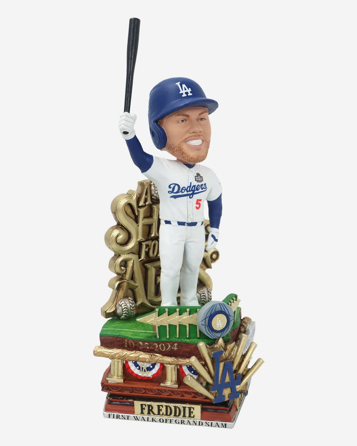 Freddie Freeman Los Angeles Dodgers 2024 World Series Game 1 Grand Slam Walk Off Home Run A Shot For The Ages Bobblehead FOCO - FOCO.com