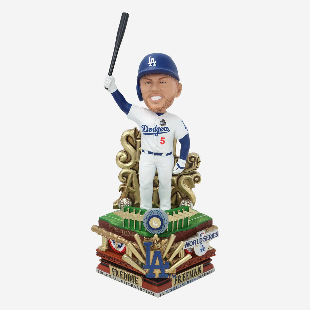Freddie Freeman Los Angeles Dodgers 2024 World Series Game 1 Grand Slam Walk Off Home Run A Shot For The Ages Bobblehead FOCO - FOCO.com