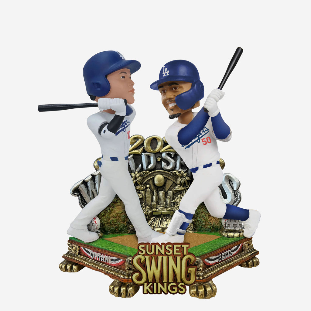 Shohei Ohtani & Mookie Betts Los Angeles Dodgers 2024 World Series Dual Bobblehead FOCO - FOCO.com