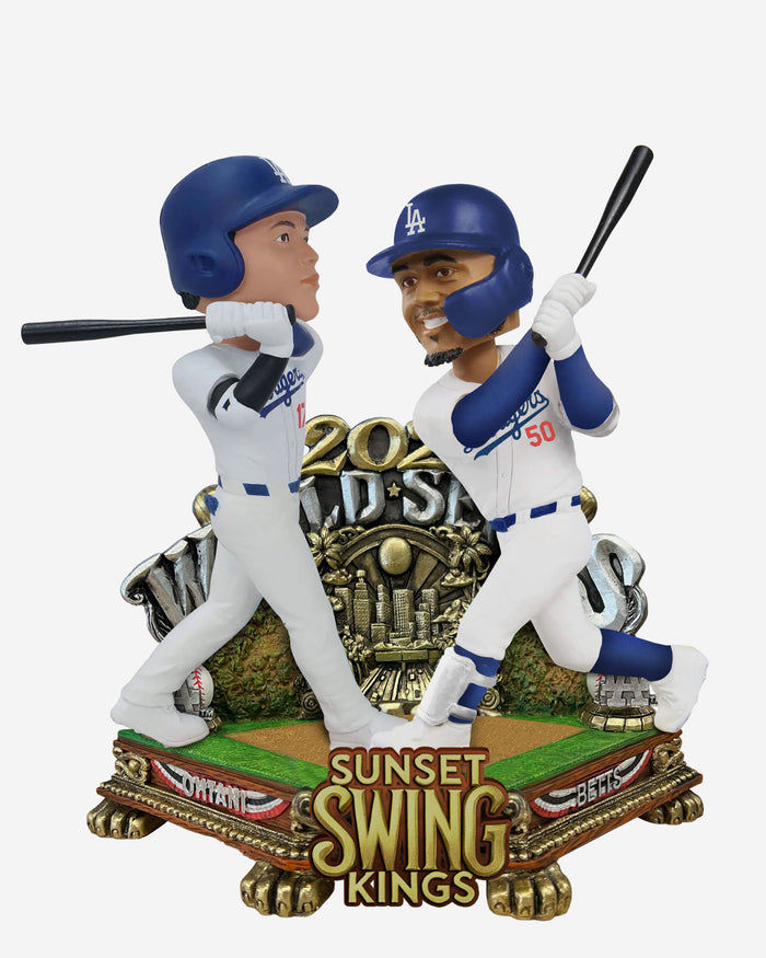 Shohei Ohtani & Mookie Betts Los Angeles Dodgers 2024 World Series Dual Bobblehead FOCO - FOCO.com