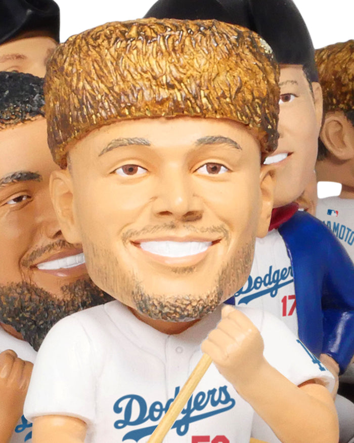 Los Angeles Dodgers America's 250th Anniversary Crossing the Delaware Mini Bobblehead Scene