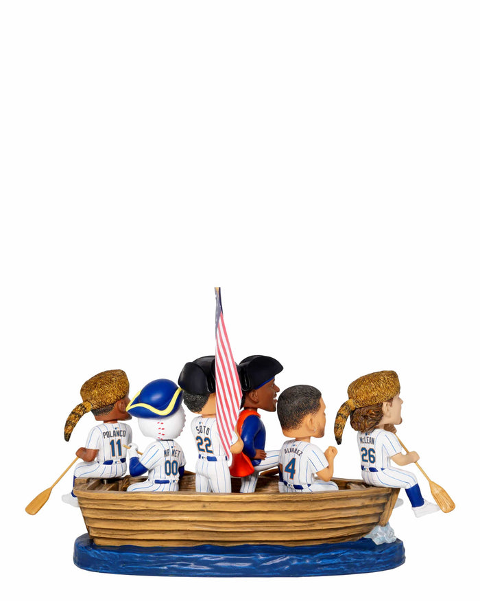New York Mets America's 250th Anniversary Crossing the Delaware Mini Bobblehead Scene