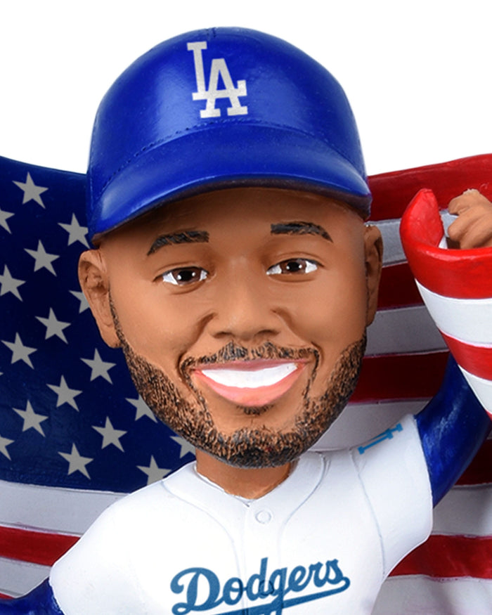Mookie Betts Los Angeles Dodgers America's 250th Anniversary Flag Bobblehead FOCO - FOCO.com