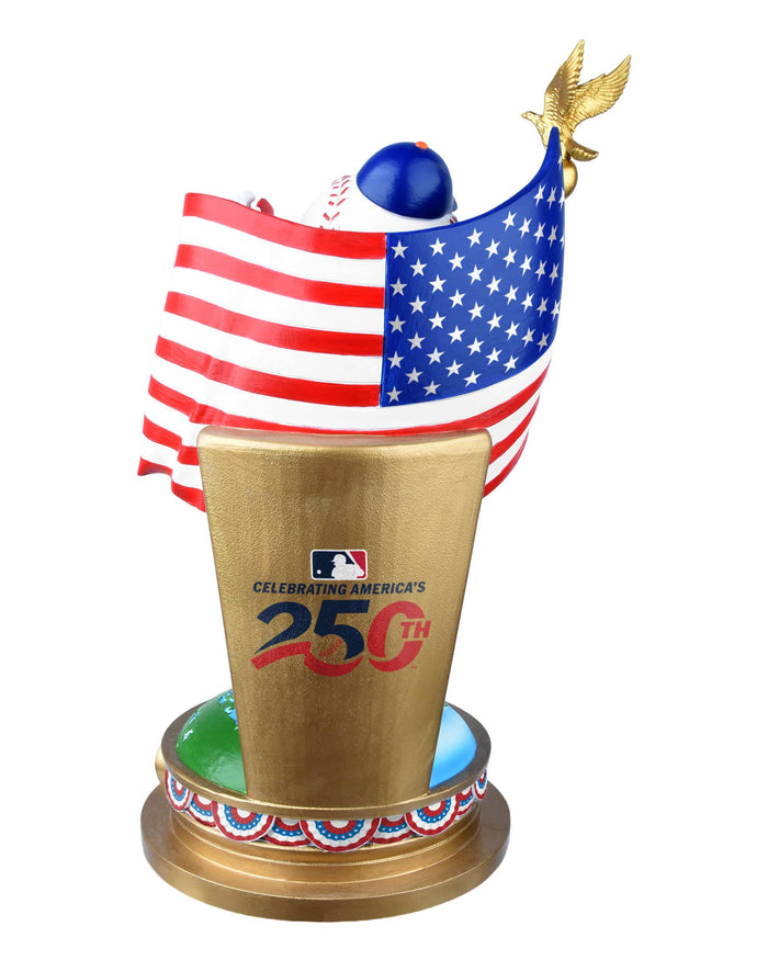 Mr Met New York Mets America's 250th Anniversary Flag Mascot Bobblehead FOCO - FOCO.com