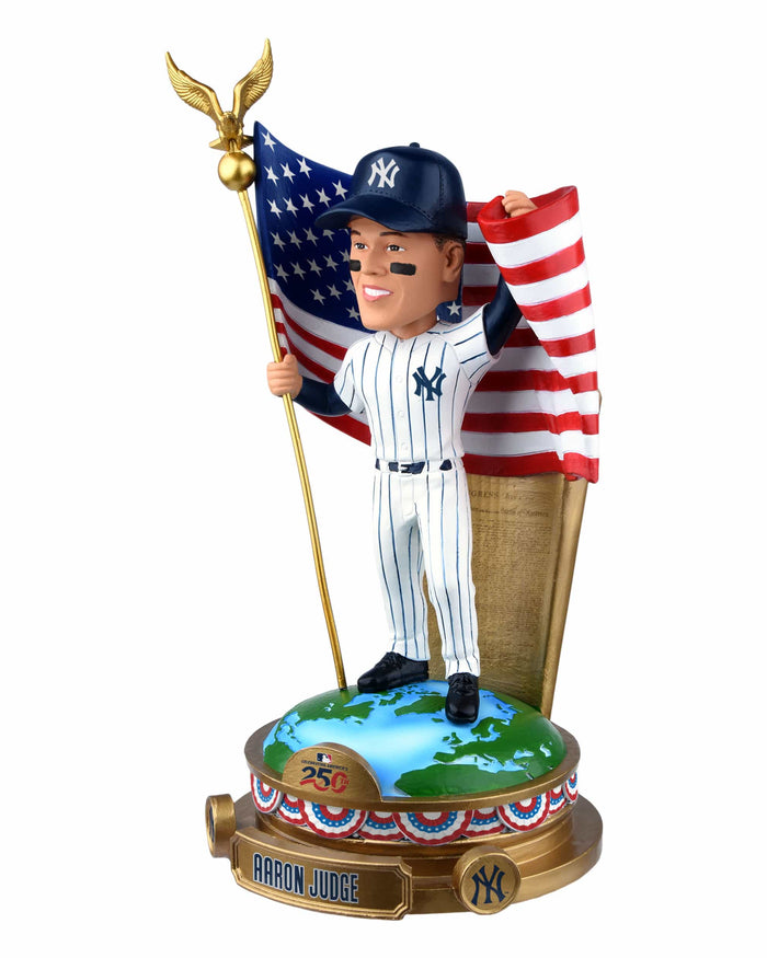 Aaron Judge New York Yankees America's 250th Anniversary Flag Bobblehead FOCO - FOCO.com
