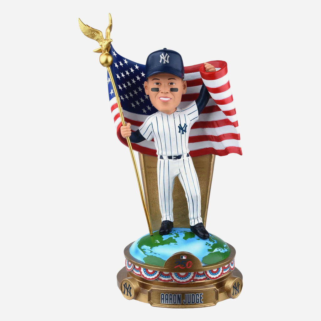 Aaron Judge New York Yankees America's 250th Anniversary Flag Bobblehead FOCO - FOCO.com