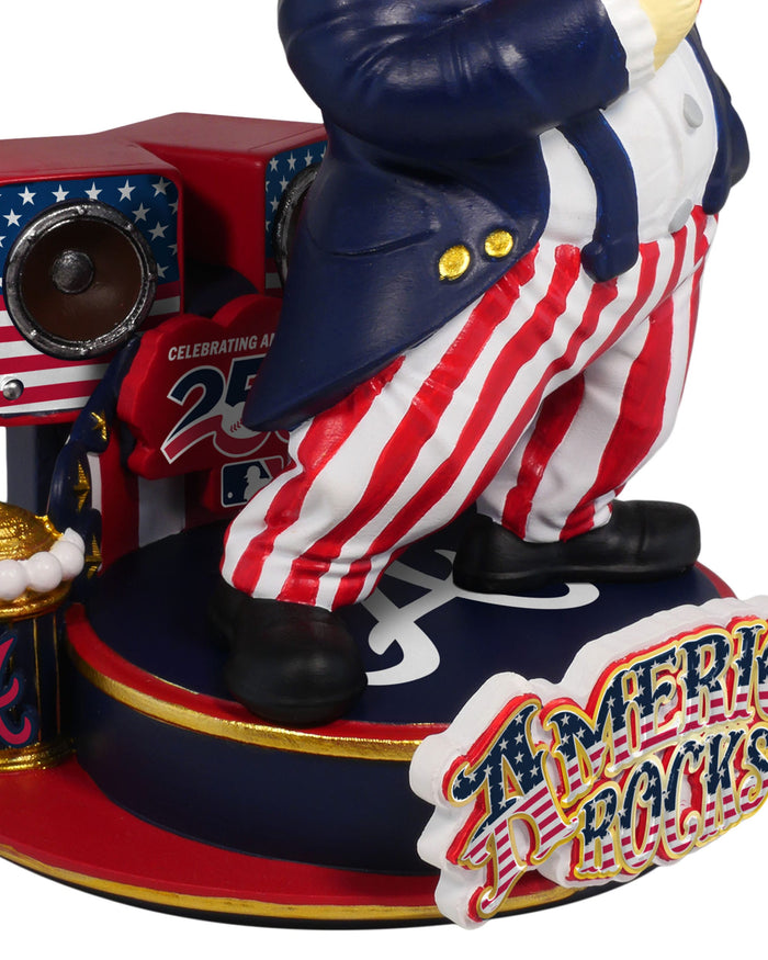 Blooper Atlanta Braves America's 250th Anniversary Star Spangled Banner Sound Chip Mascot Bobblehead