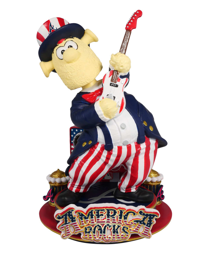 Blooper Atlanta Braves America's 250th Anniversary Star Spangled Banner Sound Chip Mascot Bobblehead