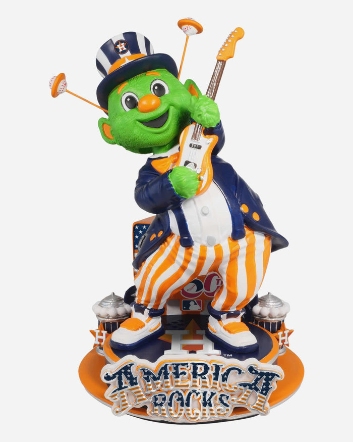 Orbit Houston Astros America's 250th Anniversary Star Spangled Banner Sound Chip Mascot Bobblehead FOCO - FOCO.com