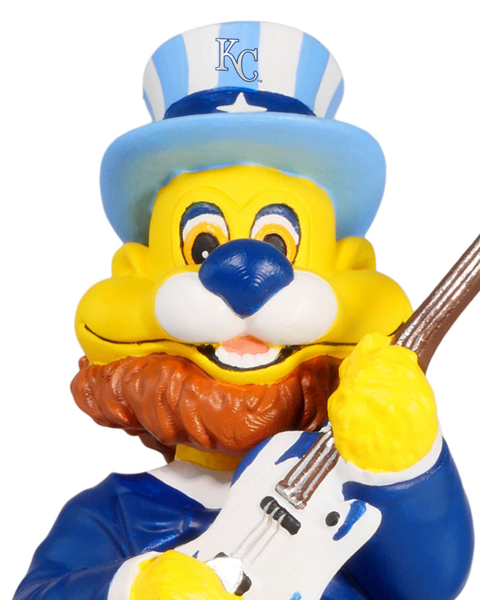 Sluggerrr Kansas City Royals America's 250th Anniversary Star Spangled Banner Sound Chip Mascot Bobblehead