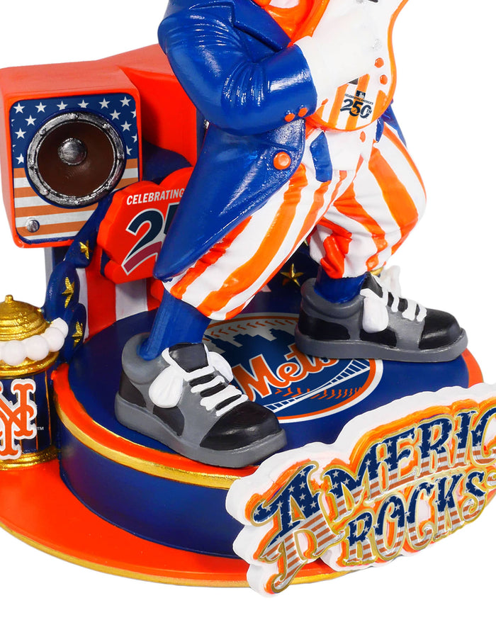 Mr Met New York Mets America's 250th Anniversary Star Spangled Banner Sound Chip Mascot Bobblehead