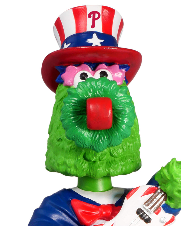 Phillie Phanatic Philadelphia Phillies America's 250th Anniversary Star Spangled Banner Sound Chip Mascot Bobblehead