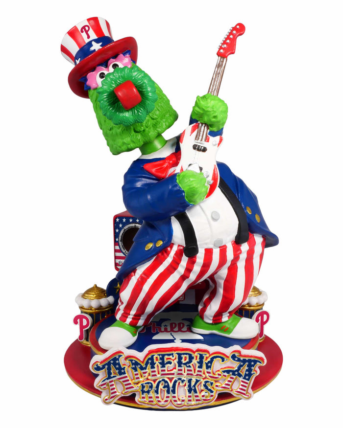 Phillie Phanatic Philadelphia Phillies America's 250th Anniversary Star Spangled Banner Sound Chip Mascot Bobblehead