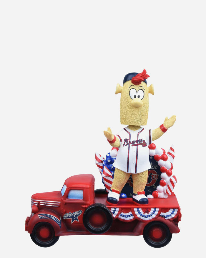 Blooper Atlanta Braves America's 250th Anniversary Parade Float Mascot Bobblehead FOCO - FOCO.com