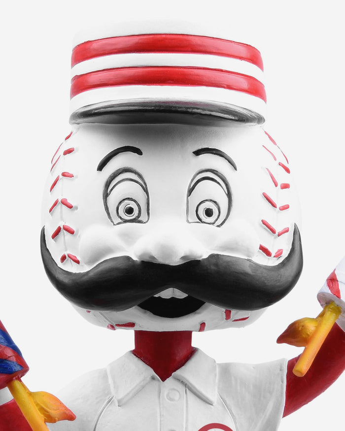 Mr Redlegs Cincinnati Reds America's 250th Anniversary Parade Float Mascot Bobblehead FOCO - FOCO.com