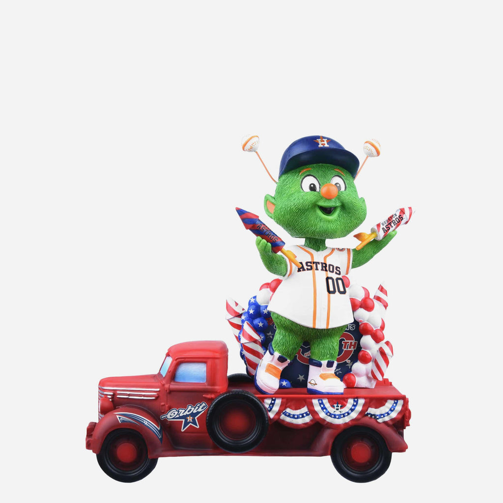 Orbit Houston Astros America's 250th Anniversary Parade Float Mascot Bobblehead FOCO - FOCO.com