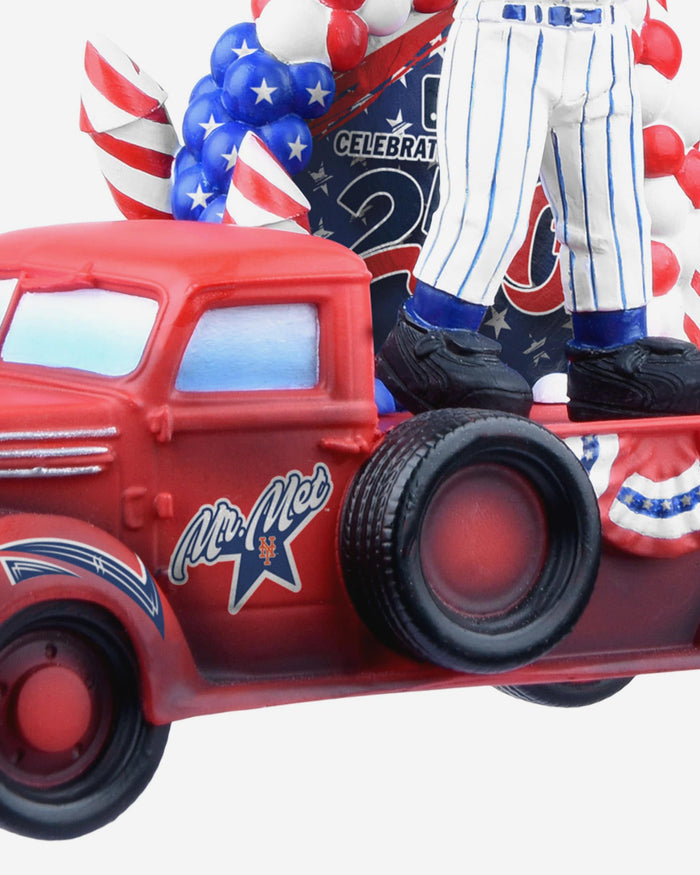 Mr Met New York Mets America's 250th Anniversary Parade Float Mascot Bobblehead FOCO - FOCO.com